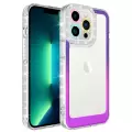Apple iPhone 12 Pro Max Kılıf Simli ve Renk Geçiş Tasarımlı Lens Korumalı Lopard Park Kapak