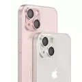 Apple iPhone 13 Metal Çerçeveli Lens Koruma Parlak Renkli Kamera Koruyucu CL-08 Tam Koruma Temperli Cam CL-03