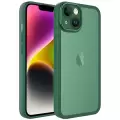Apple iPhone 13 Sert Parlak Kamera Ve Darbe Korumalı Arkası Renkli Şeffaf Post Kılıf
