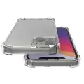 Apple iPhone 13 Mini Kılıf Lopard Nitro Antishock Köşe Koruma Darbe Emici Şeffaf Orjinal Doku Silikon