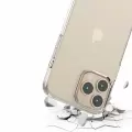 Apple iPhone 13 Pro Coss Sert Darbe Emici Silikon Şeffaf Kamera Korumalı Arka Kapak
