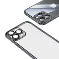 Apple iPhone 13 Pro Max Kılıf Kenarları Renkler Kamera Lens Koruma Darbe Emici Sert Kapak Riksos