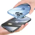 Apple iPhone 13 Pro Max Kılıf Kenarları Renkler Kamera Lens Koruma Darbe Emici Sert Kapak Riksos