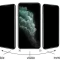 Apple iPhone 13 Pro Max Lopard Kolay Uygulama Aparatlı 5D Magic Privacy Glass Hayalet Cam Ekran