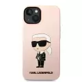 Apple İphone 14 Kılıf Karl Lagerfeld Silikon Karl Dizayn Kapak