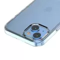 Apple iPhone 14 Coss Sert Darbe Emici Silikon Şeffaf Kamera Korumalı Arka Kapak