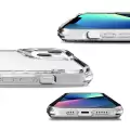 Apple iPhone 14 Uyumlu Pürüssüz Sert Kapak Kamera Yükseltili Şeffaf Darbe Emici Ultra Koruma