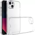 Apple iPhone 14 Kılıf Renksiz Şeffaf Sert Kapak Kamera Çıkıntılı Korumalı Darbe Emici Vayt