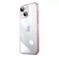Apple iPhone 14 Kılıf Kenarları Orijinal Renkler Kamera Lens Koruma Darbe Emici Sert Kapak Riksos