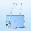 Apple iPhone 14 Plus Coss Sert Darbe Emici Silikon Şeffaf Kamera Korumalı Arka Kapak
