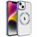 Apple iPhone 14 Plus Kılıf Magsafe Wireless Şarj Özellikli Lopard Setro Silikon