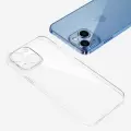 Apple iPhone 14 Plus Kılıf Renksiz Şeffaf Sert Kapak Kamera Çıkıntılı Korumalı Darbe Emici Vayt