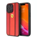 Apple İphone 14 Pro Max Kılıf Ferrari Pu Deri Ve Karbon Dizayn Kapak