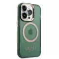 Apple İphone 14 Pro Max Kılıf Guess Magsafe Şarj Özellikli Airbagli Dizayn Kapak