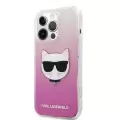 Apple İphone 14 Pro Max Kılıf Karl Lagerfeld Sert Tpu Choupette Dizayn Kapak