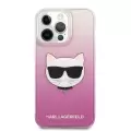 Apple İphone 14 Pro Max Kılıf Karl Lagerfeld Sert Tpu Choupette Dizayn Kapak