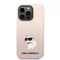 Apple İphone 14 Pro Max Kılıf Karl Lagerfeld Silikon Choupette Dizayn Kapak