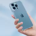 Apple iPhone 14 Pro Max Kılıf Renksiz Şeffaf Sert Kapak Kamera Çıkıntılı Korumalı Darbe Emici Vayt
