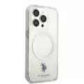 Apple İphone 14 Pro Max Kılıf U.s. Polo Assn. Magsafe Şarj Özellikli Transparan Tasarım Kapak