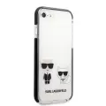 Apple İphone Se 2022 Kılıf Karl Lagerfeld Kenarları Siyah Silikon K&c Dizayn Kapak
