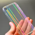 Apple iPhone SE 2022 Kılıf Lopard Rainbow Kapak