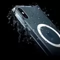 Apple iPhone X Kılıf Lopard Kılıf Magsafe Şarj Destekli Orjinal Kalite Şeffaf Tacsafe Kapak