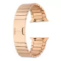 Apple Watch 38mm Lopard KRD-82 Çizgi Orjnal Tasarım Şık Ve Dayanıklı Metal Kordon