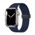 Apple Watch 42mm 10.Nesil  KRD-84 Magnetic Tokalı A+ Kalite Sport Silikon Kordon