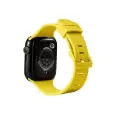 Apple Watch 44mm A+ Kalite Çizgili Konsept Jel Silikon Kordon KRD-23