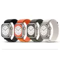 Apple Watch 46mm 10 Serisi Alpine Loop Metal Toka Örgü Işleme Kordon Premium Kayış KRD-74