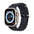 Apple Watch 46mm 10 Serisi Metal Toka Silikon Kordon Premium Ocean