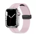 Apple Watch 44mm Lopard KRD-84 Magnetic Tokalı A+ Kalite Sport Silikon Kordon