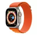 Apple Watch 7 45mm Alpine Loop Metal Toka Örgü Işleme Kordon Premium Kayış KRD-74