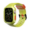 Apple Watch 7 45mm Skinarma Saido Sert Pc Kasa Koruyuculu Silikon Kordon