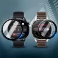 Huawei Watch 3 Pro  3D PMMA Kavisli Full Cam Ekran Koruyucu