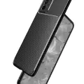 Oppo Reno 6 4G Kılıf Lopard Kamera Korumalı Karbon Desenli Negro Kapak Orijinal Yüzey Kılıf