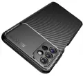 Samsung Galaxy A13 4G Kılıf Lopard Kamera Korumalı Karbon Desenli Negro Kapak Orijinal Yüzey Kılıf