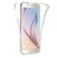 Samsung Galaxy J7 Prime Şeffaf Kılıf Arkalı Önlü 360 Derece Ultra Korumalı Enjoy Kapak