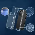 Samsung Galaxy S21 Plus Uyumlu Esnek Silikon Kılıf Şeffaf Kartlıklı Cüzdanlı Ensa Kapak