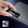 Samsung Galaxy S21 Ultra Lopard Siyah Çerçeveli Lens Koruma Parlak Renkli Kamera Koruyucu CL-08 Cam 3D-Kamera-Cam