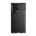 Samsung Galaxy S22 Ultra Kılıf Lopard Kamera Korumalı Karbon Desenli Negro Kapak Orijinal Yüzey Kılıf