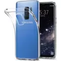 Samsung Galaxy S9 Plus Kılıf Lopard Kamera Korumalı Renksiz Şeffaf Esnek Silikon Kapak Süper