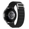 Samsung Galaxy Watch 46mm Alpine Loop Metal Toka Örgü Işleme Kordon Premium Kayış KRD-74