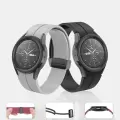 Samsung Galaxy Watch 5 40mm Lopard KRD-84 Magnetic Tokalı A+ Kalite Sport Silikon Kordon