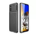 Xiaomi Poco M4 Pro 4G Kılıf Lopard Kamera Korumalı Karbon Desenli Negro Kapak Orijinal Yüzey Kılıf
