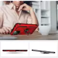 Xiaomi Redmi 10 Kılıf Lopard Kamera Korumalı Sürgülü Yüzüklü Orjinal Tasarım Armor Vega