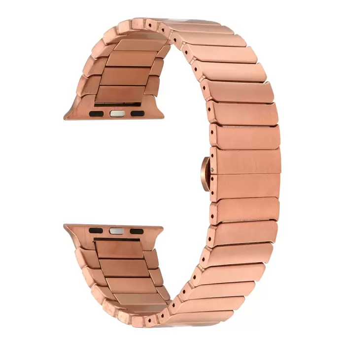 ​​​Apple Watch 42mm 10.Nesil Kordon KRD-79 Metal Strap Kayış