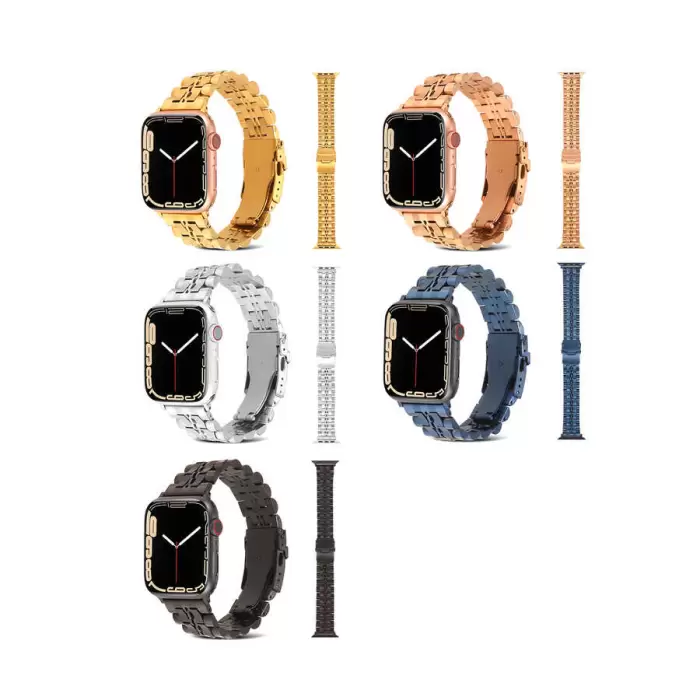 ​​​Apple Watch 46mm 10 Serisi Jel Silikon Lansman Spor Yumuşak Kordon Saat Kayışı