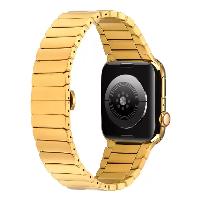 ​​​Apple Watch 44mm Kordon KRD-79 Metal Strap Kayış