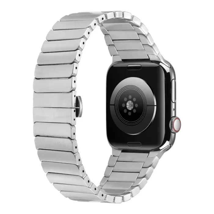 ​​​Apple Watch 44mm Kordon KRD-79 Metal Strap Kayış